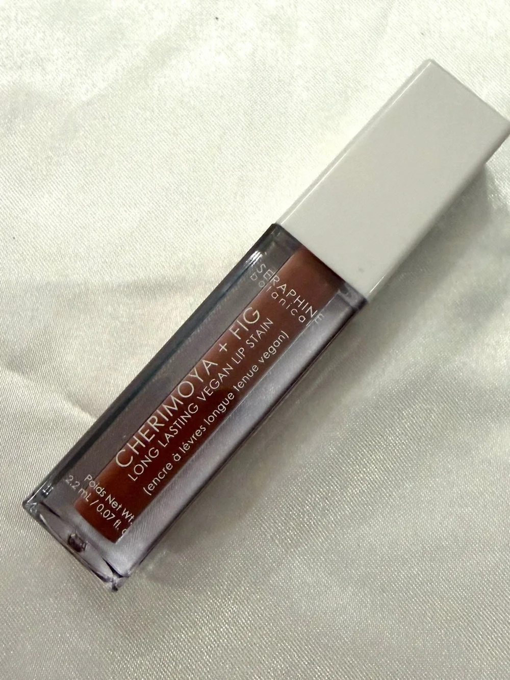 Seraphine Botanicals Cherimoya Fig Long Lasting Vegan Lip Stain Latte 0.07oz NEW